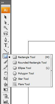Select the ellipse tool